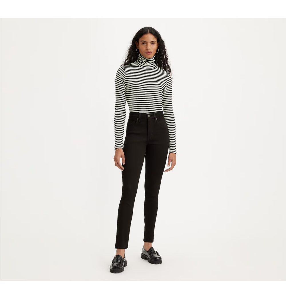 LEVI’S 721 HIGH RISE SUPER SKINNY SZ 30 BLACK